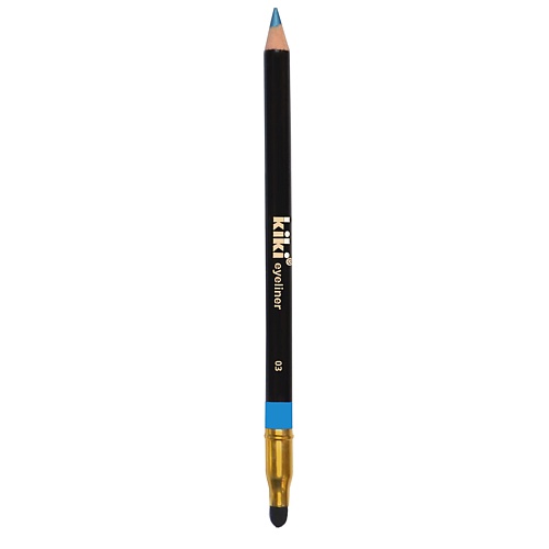 KIKI Карандаш для глаз EYELINER с аппликатором для растушевки мягкий карандаш для глаз kohl eyeliner pencil pe12 09 navy stain 0 12 г