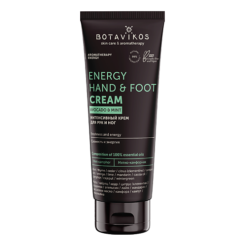 Уход за руками BOTAVIKOS Интенсивный крем для рук и ног Energy Hand&Foot Cream 75