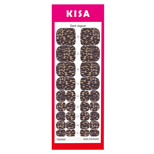 

KISA.STICKERS Пленки для педикюра Dark Jaguar, Пленки для педикюра Dark Jaguar