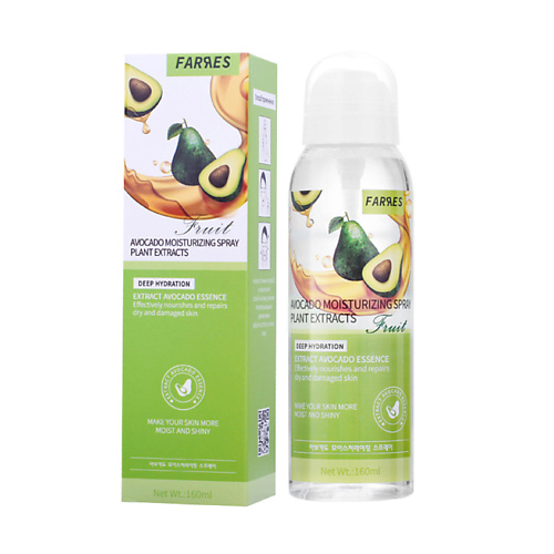 FARRES Спрей для макияжа фиксирующий Avocado с гиалуроновой кислотой 160.0