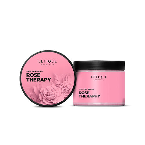 Средства для ванной и душа LETIQUE COSMETICS Relax-соль для ванн ROSE THERAPY 450