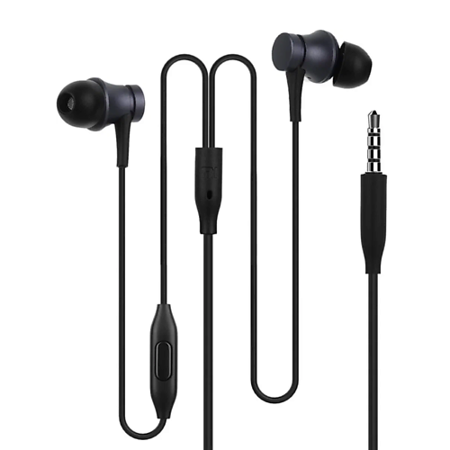 Наушники MI Наушники Mi In-Ear Headphones Basic Black HSEJ03JY (ZBW4354TY) проводные наушники xiaomi mi in ear headphones basic белые zbw4355ty