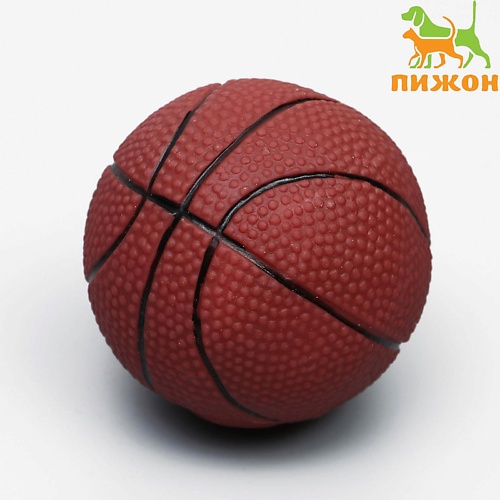 Игрушка ПИЖОН Игрушка пищащая "Мяч Баскетбол"