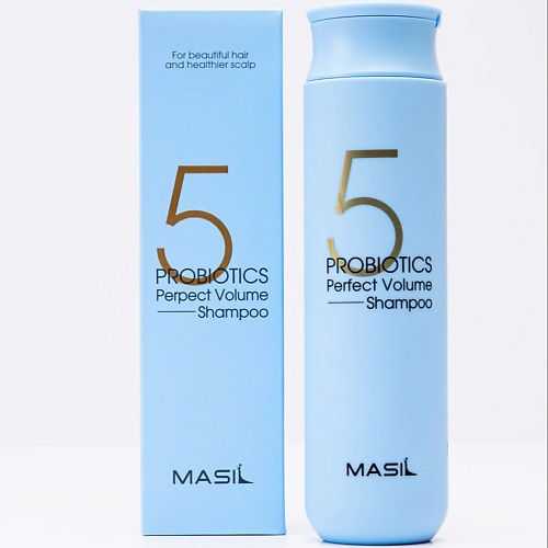 MASIL Шампунь для объема волос 5 Probiotics Perfect Volume Shampoo 300 masil профессиональный шампунь для окрашенных волос с защитой а 5 probiotics color radiance 150