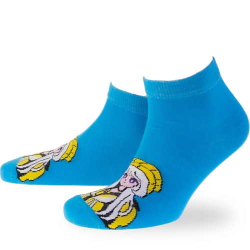 Носки MONCHINI Женские носки Анимэ голубой носки monchini размер 25 серый
