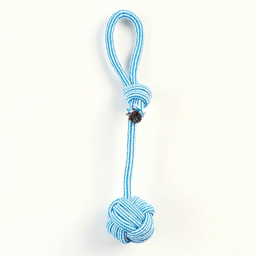 ПИЖОН Игрушка-дразнилка для собак с шариком из каната пижон игрушка для собак горох