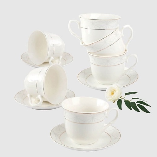 ARYA HOME COLLECTION Чайный Набор Exclusive Belle набор чайный hatori магнолия крем 12 предметов 6 персон 250 мл