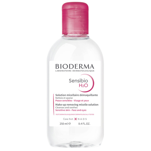 Купить Средства для снятия макияжа, BIODERMA Мицеллярная вода для очищения нормальной и чувствительной кожи лица Sensibio H2O 250