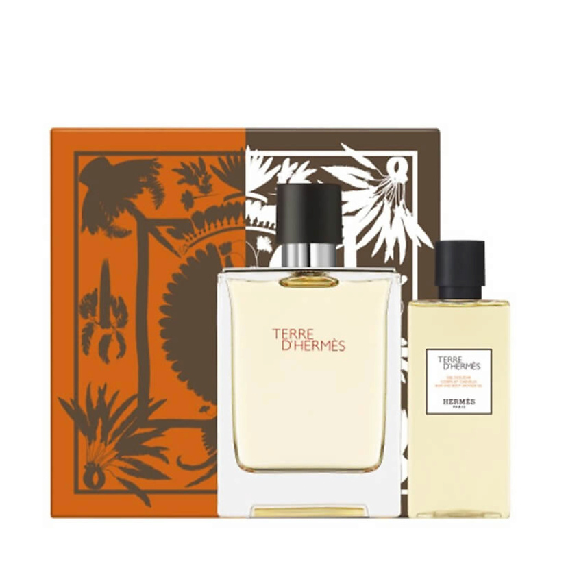 HERMES Набор Terre D'Hermes: Туалетная вода + Парфюмированный гель