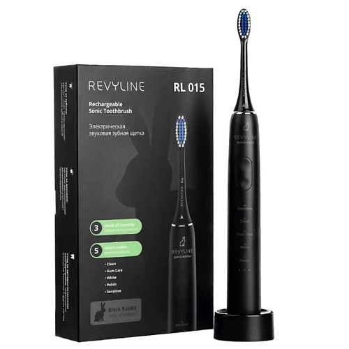 REVYLINE Электрическая звуковая зубная щетка RL 015 revyline электрическая звуковая зубная щетка rl 015