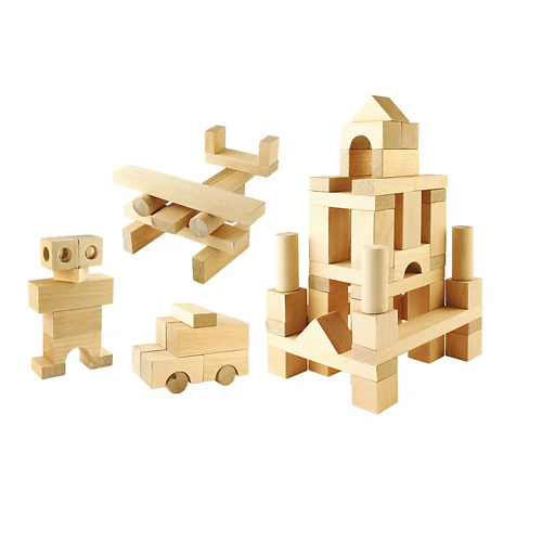 PELSI Строительный набор №2 для детей 1 строительный набор 60 элементов 40×40 мм