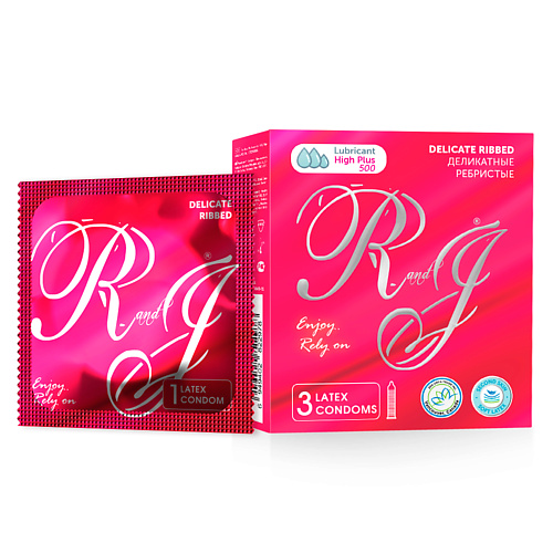 R AND J Презервативы Ребристые 3 unilatex презервативы natural plain 144 0