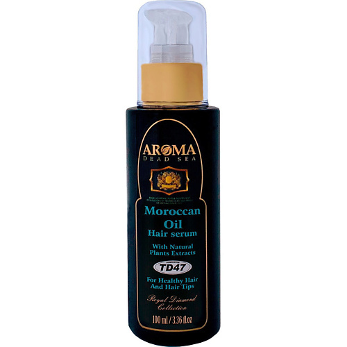 Несмываемый уход AROMA DEAD SEA Аргановое масло для волос с Омега-6 и Витамином Е 100