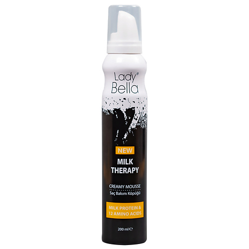 LADY BELLA Крем-мусс для волос Milk Therapy 200 колокольчик душистый крем мыло ягодный мусс 1000
