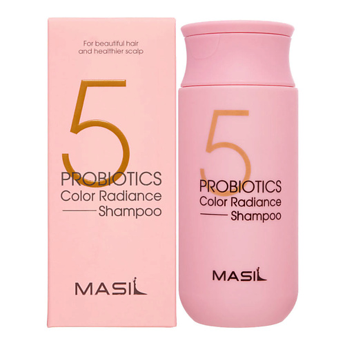 MASIL Профессиональный шампунь для окрашенных волос с защитой цвета 5 Probiotics Color Radiance 150