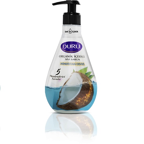 Средства для ванной и душа DURU Жидкое мыло Organic Ingredients Кокос 500
