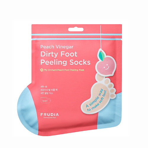 FRUDIA Маска-носочки для педикюра с ароматом персика 40 frudia питательная маска для лица с персиком 20