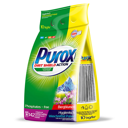 Порошок для стирки PUROX Universal Универсальный стиральный порошок средства для стирки purox universal универсальный стиральный порошок