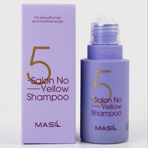 MASIL Шампунь против желтизны 50 noah for your natural beauty шампунь для волос против желтизны с экстрактом черники