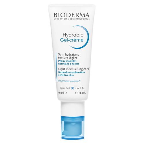 Гель для лица BIODERMA Гель-крем увлажняющий для нормальной и сухой кожи лица с легкой текстурой Hydrabio крем для лица bioderma перфектор крем spf 30 солнцезащитный для обезвоженной кожи лица hydrabio