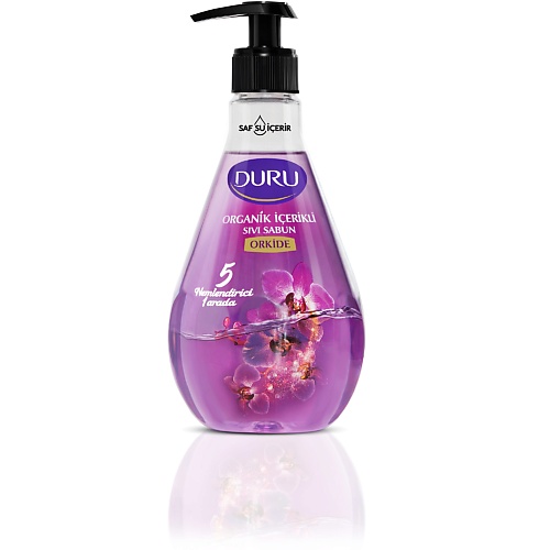 Мыло жидкое DURU Жидкое мыло Organic Ingredients Орхидея