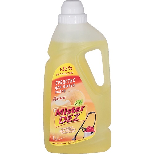 Средство для мытья полов MISTER DEZ Eco-Cleaning Средство для мытья полов  Дыня средства для уборки mister dez eco cleaning средство для мытья стекол с ароматом грейпфрута