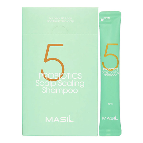 MASIL Профессиональный шампунь для глубокого очищения кожи головы 5 Probiotics Scalp Scaling Shampoo 160 masil глубокоочищающий шампунь с пробиотиками 8