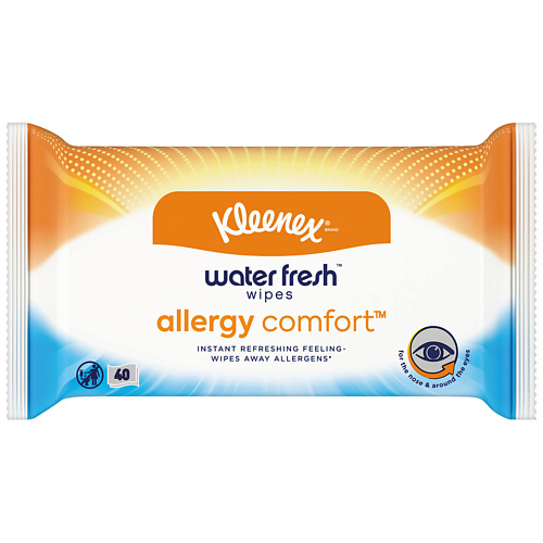 Уход за телом KLEENEX Влажные салфетки Allergy Comfort 40