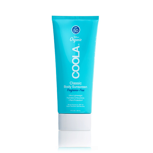 COOLA Солнцезащитный увлажняющий крем для тела без запаха 148 zd теймурова крем паста для ног от запаха и пота 50