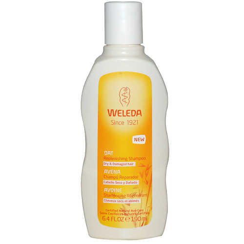 Шампунь для волос WELEDA Смягчающий и восстанавливающий шампунь для сухих и поврежденных волос Avena