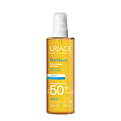 Солнцезащитное масло для лица и тела URIAGE Барьесан SPF 50+ сухое масло солнцезащитные средства uriage ультралегкая эмульсия барьесан spf 50