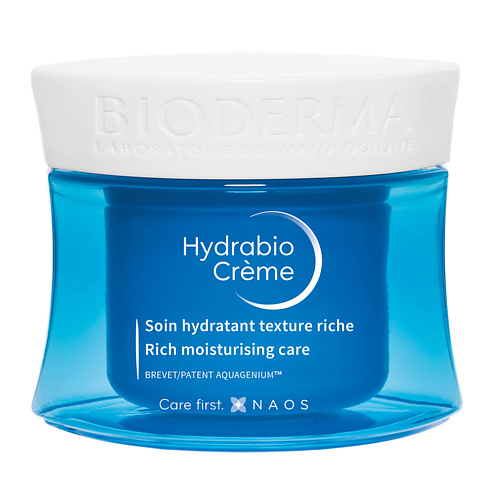 BIODERMA Крем увлажняющий для сухой и обезвоженной кожи лица с насыщенной текстурой Hydrabio 50.0