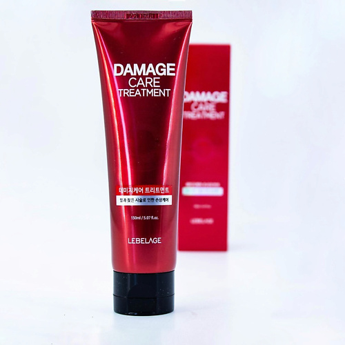 Маска для волос LEBELAGE Маска для поврежденных волос DAMAGE CARE TREATMENT шампунь для поврежденных волос biotin damage care shampoo 400мл