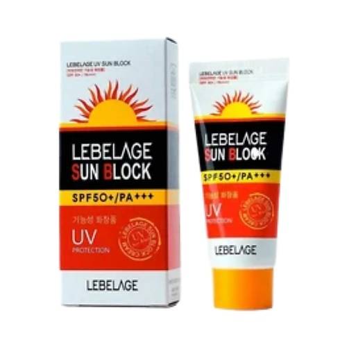 Солнцезащитные средства LEBELAGE Солнцезащитный крем для лица увлажняющий Sun Block SPF 50+/РА+++ 30