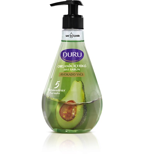 Мыло жидкое DURU Жидкое мыло Organic Ingredients Авокадо жидкие мыла duru жидкое крем мыло hemp mint