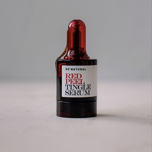 SO NATURAL Тонизирующая сыворотка с эффектом покалывания Red Peel Tingle Serum 10 увлажняющая anti age сыворотка с мгновенным эффектом сияния magic glow serum 2630p 50 мл