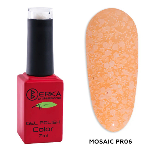 BERKA Гель-лак для ногтей Mosaic PR блеск для губ eva mosaic power gloss 19 мокко 3 мл