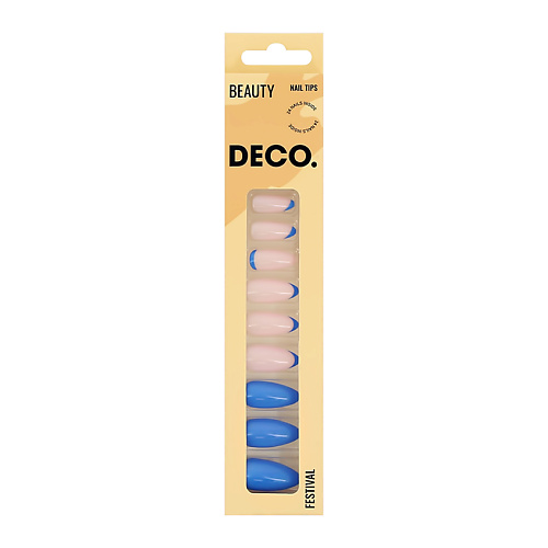 DECO. Набор накладных ногтей с клеевыми стикерами BEAUTY стикерная мозаика форменными стикерами самосвал