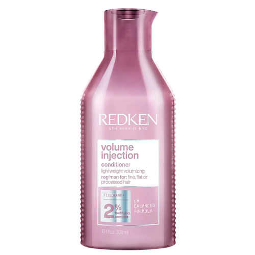 REDKEN Кондиционер Volume Injection для прикорневого объема 300 кондиционер redken volume injection для увеличения объема волос у корней 1000 мл