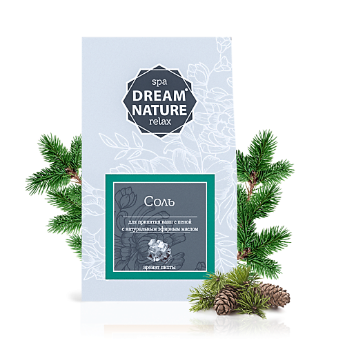 DREAM NATURE Соль для принятия ванн с пеной и ароматом Пихты 500.0 жемчуг для ванн kopusha рясна красна с ароматом малины 200 мл