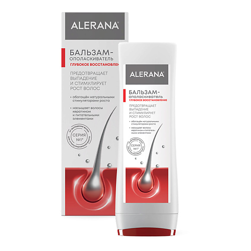 Бальзам для волос ALERANA Бальзам-ополаскиватель глубокое восстановление кондиционеры бальзамы и маски prolovehair маска для волос глубокое восстановление