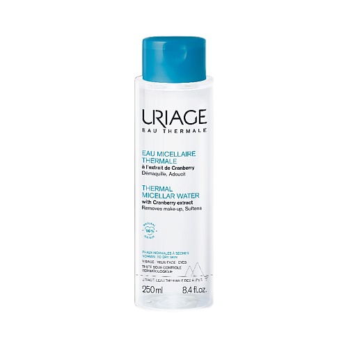фото Uriage очищающая мицеллярная вода для нормальной и сухой кожи лица и контура глаз 250