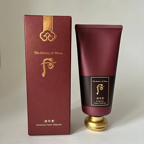 Пенка для снятия макияжа THE HISTORY OF WHOO Пенка с лепестками роз и золотом Gongjinhyang Facial Foam Cleanser
