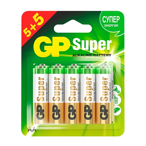 цена Батарейки GP BATTERIES Набор батареек GP Super Alkaline тип АА (LR6)