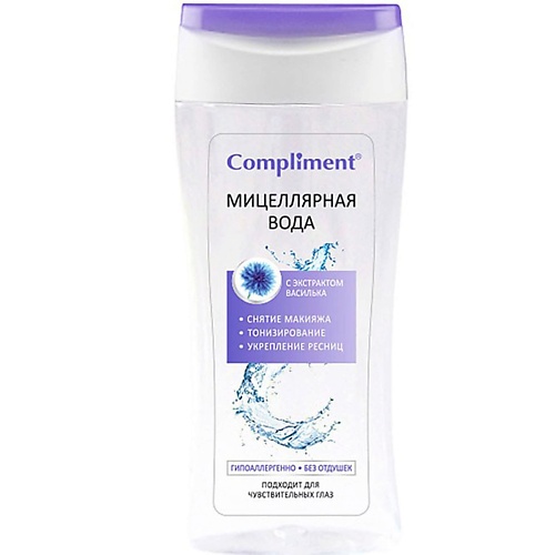 COMPLIMENT Мицеллярная вода с экстрактом василька 200 byphasse средство для снятия макияжа с глаз с экстрактом василька 200 0