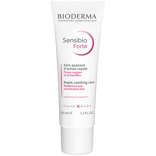 bioderma sensibio forte форте крем успокаивающий 40 мл Крем для лица BIODERMA Успокаивающий и увлажняющий крем для нормальной и чувствительной кожи лица Sensibio Forte