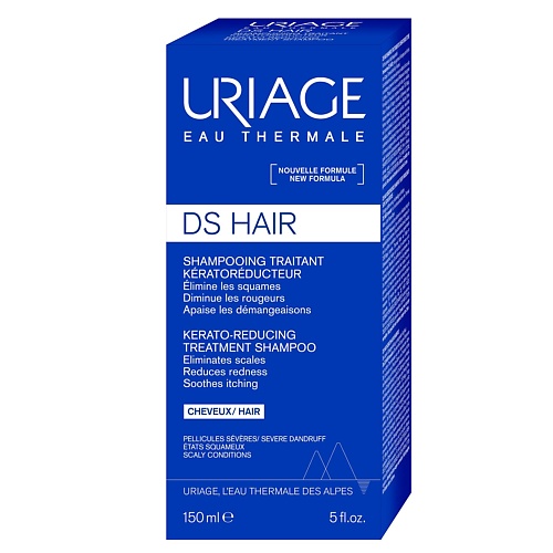 uriage ds керато регулирующий шампунь для волос 150 мл Шампунь для волос URIAGE Керато-регулирующий шампунь DS