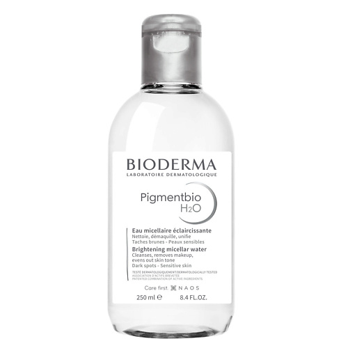Купить Средства для снятия макияжа, BIODERMA Мицеллярная вода осветляющая и очищающая против гиперпигментации кожи Pigmentbio Н2О 250
