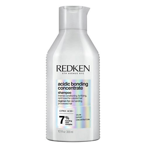REDKEN Шампунь Acidic Bonding Concentrate для поврежденных волос 300 концентрированная эссенция для волос кератин cp 1 keratin concentrate ampoule