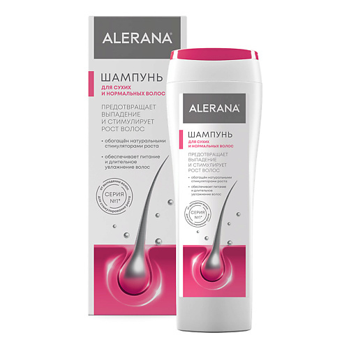 ALERANA Шампунь для сухих и нормальных волос 250 интенсивный увлажняющий шампунь для нормальных и сухих волос sp hydrate shampoo 8096 250 мл